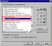 ������� ���������� NeuroShell Run ActiveX Control